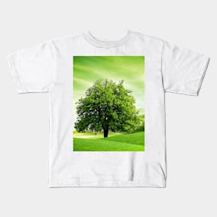 The Tree Of Life Natyre Artwork Kids T-Shirt